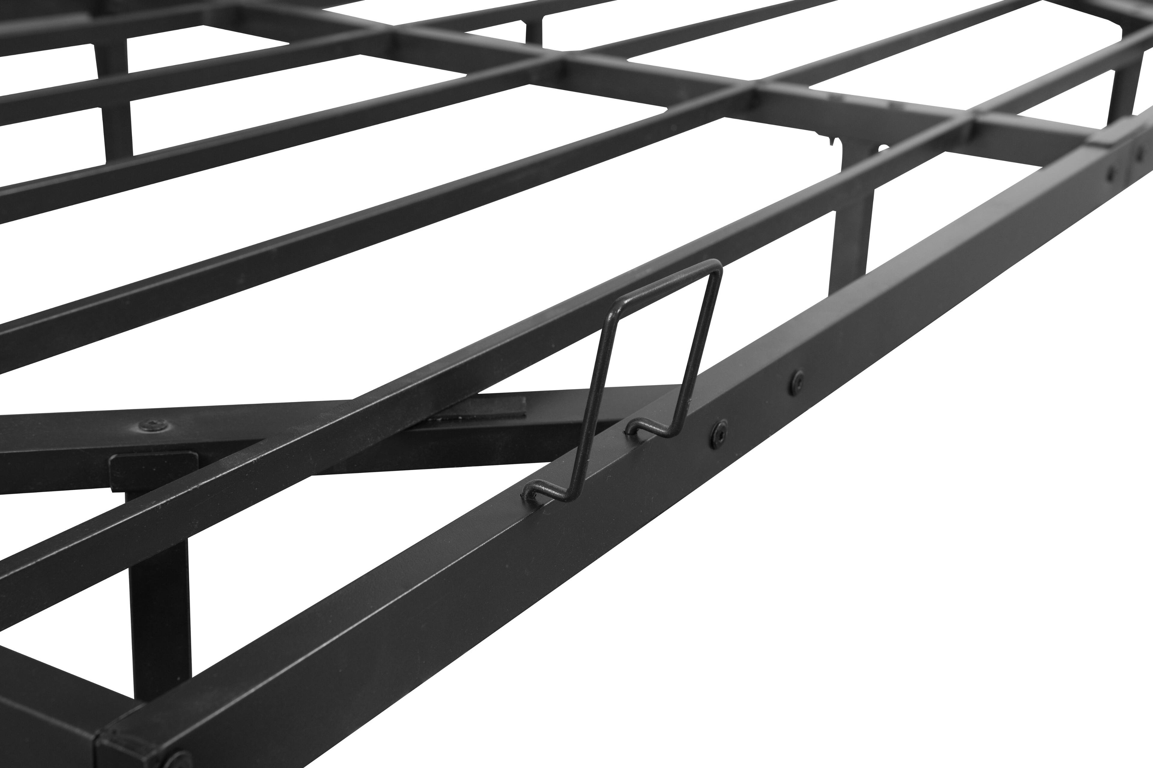 Alt View 1. LUCKY ONE - Queen Size Floating Bed Frames with LED Lights - Black.