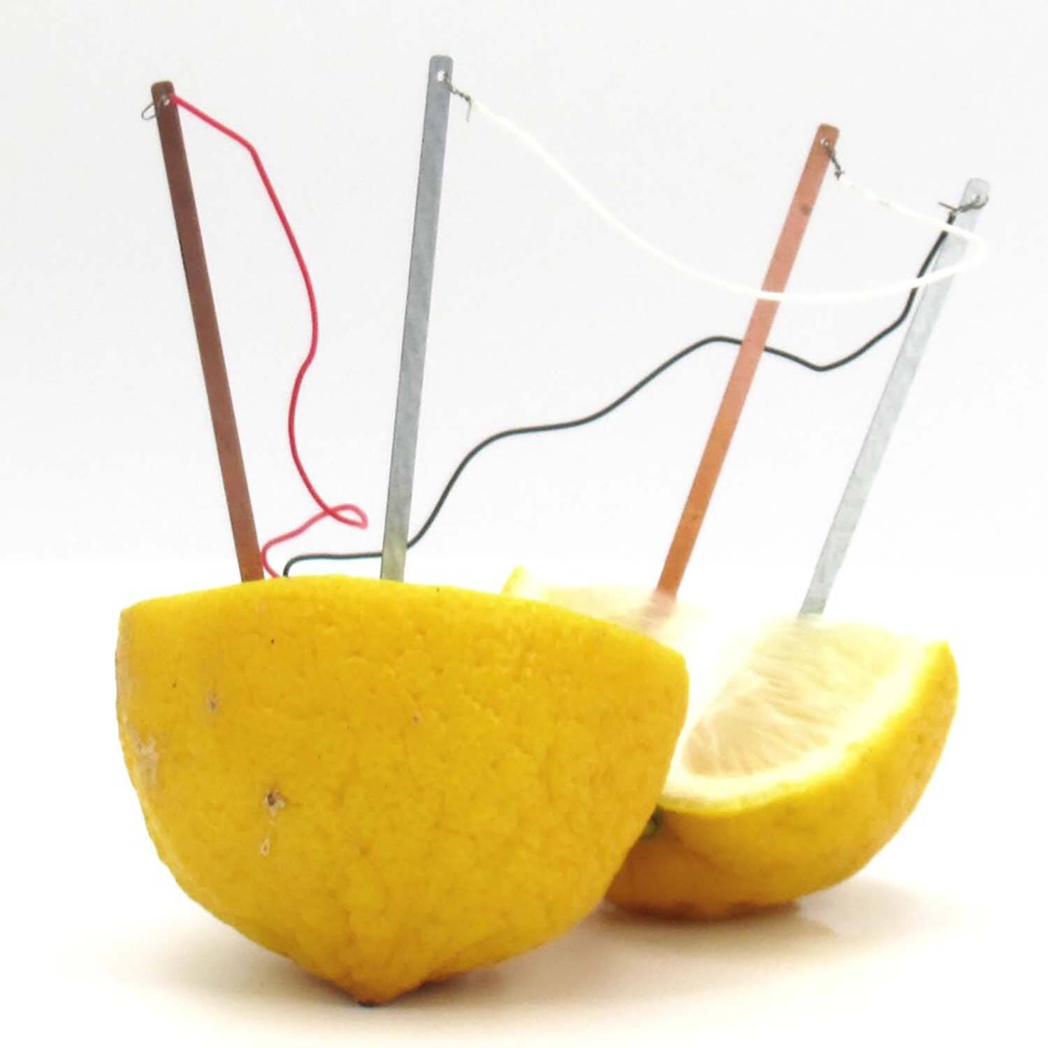 Alt View 2. 4M - 4M: KidzLabs Lemon Clock - DIY Renewable Energy Kit, Power Digital Clock, STEM.