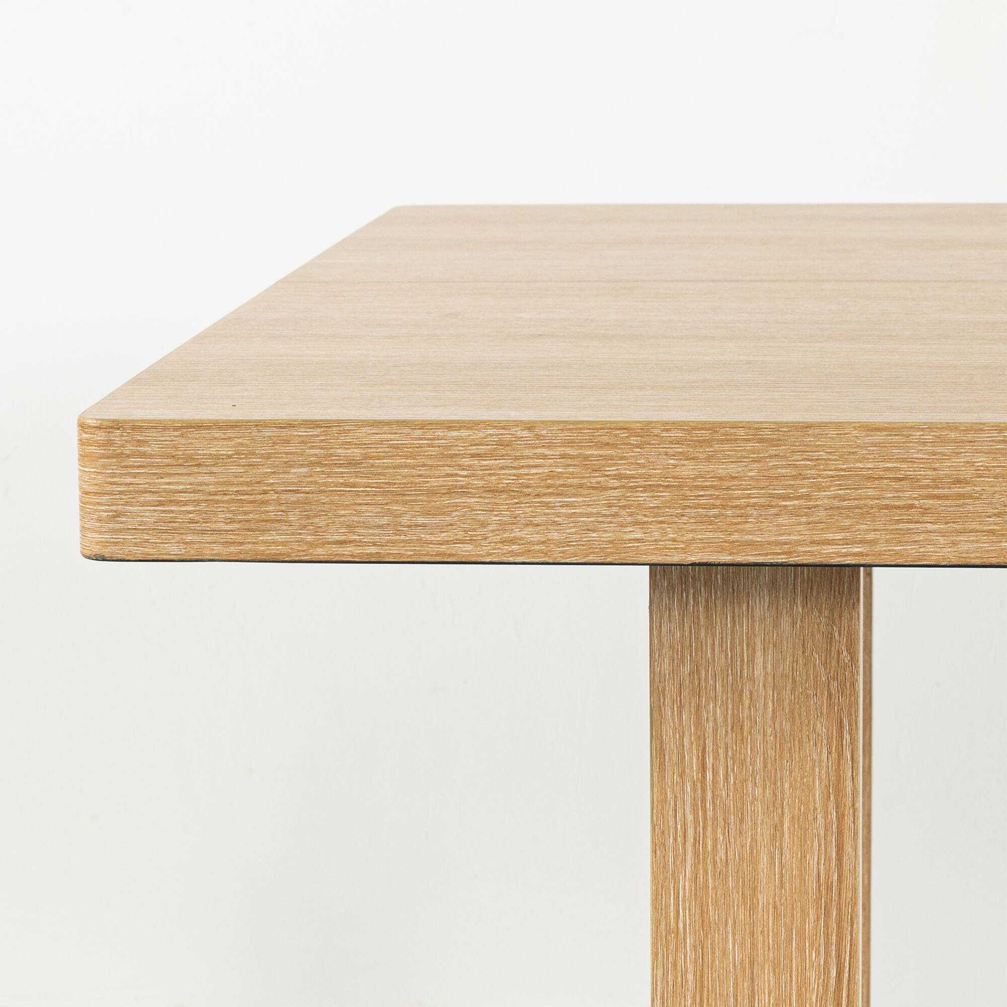 Alt View 10. Vaczon - Transitional Dining Table with Trestle Base Stylish and Durable Design for Modern and Classic Dining Rooms - Natural.