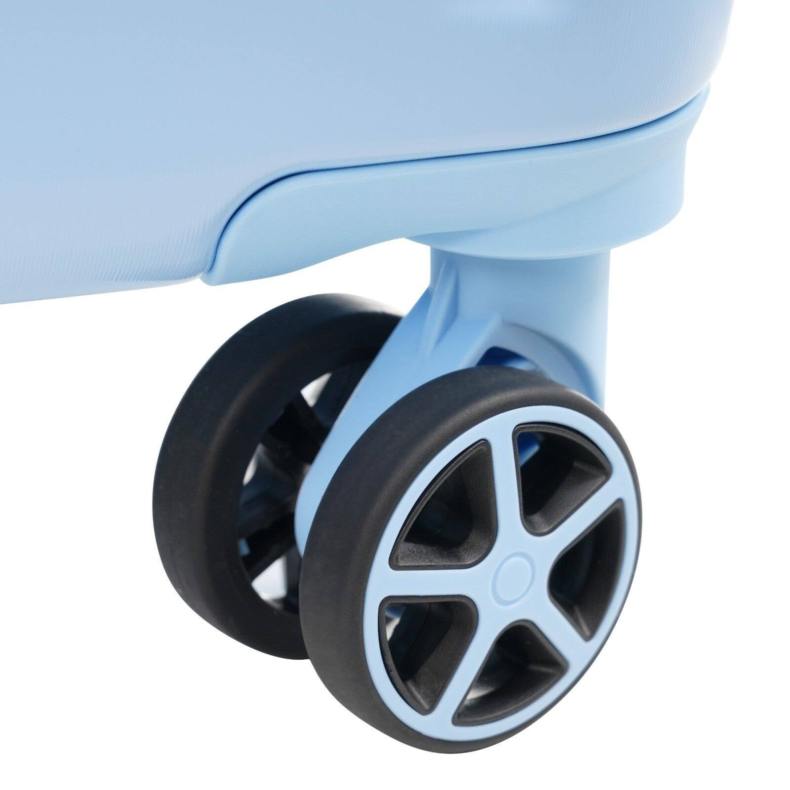 Alt View 8. BreeBe - Luggage Sets 3 Piece, Hard shell ABS Lightweight Durable Suitcases with Double Spinner Wheels 20/24/28 Inch (SKyblue) - Sky Blue.