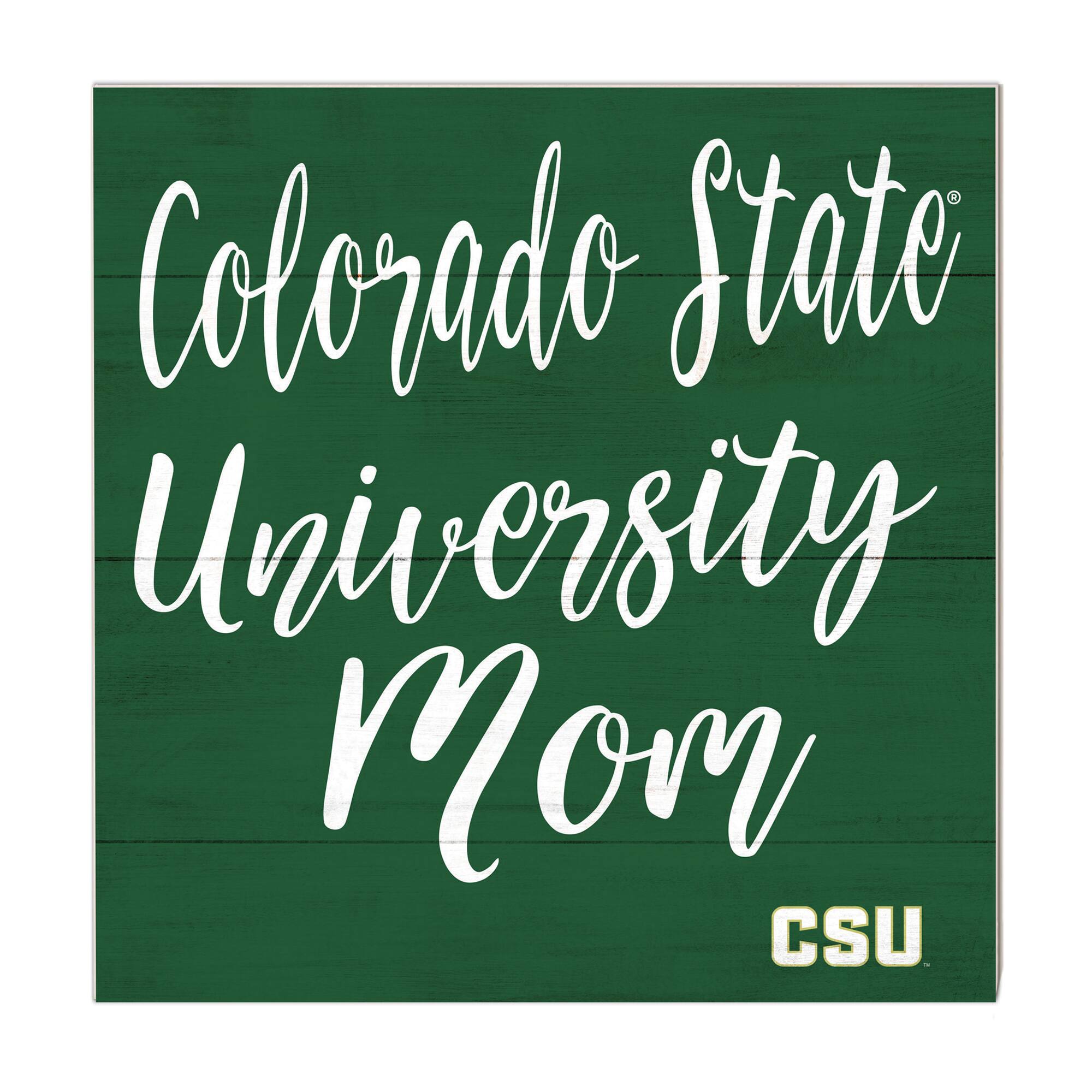 Colorado State Rams 10'' x 10'' Mom Plaque