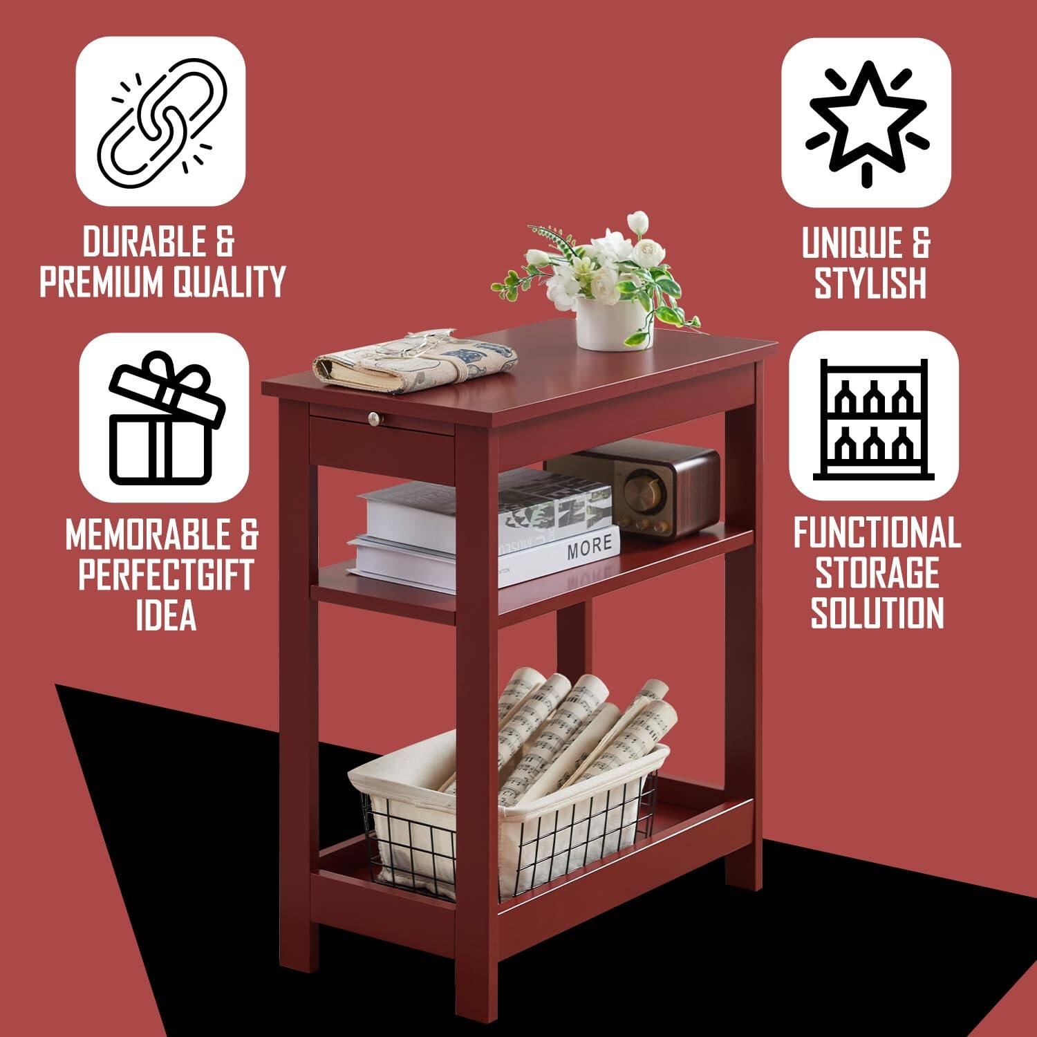 - DURABLE & PREMIUM QUALITY
- UNIQUE & STYLISH
- MEMORABLE & PERFECT GIFT IDEA
- FUNCTIONAL STORAGE SOLUTION