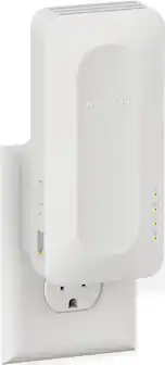 Angle. NETGEAR - AX3000 Dual-Band Wi-Fi 6 Wall Plug Range Extender - White.