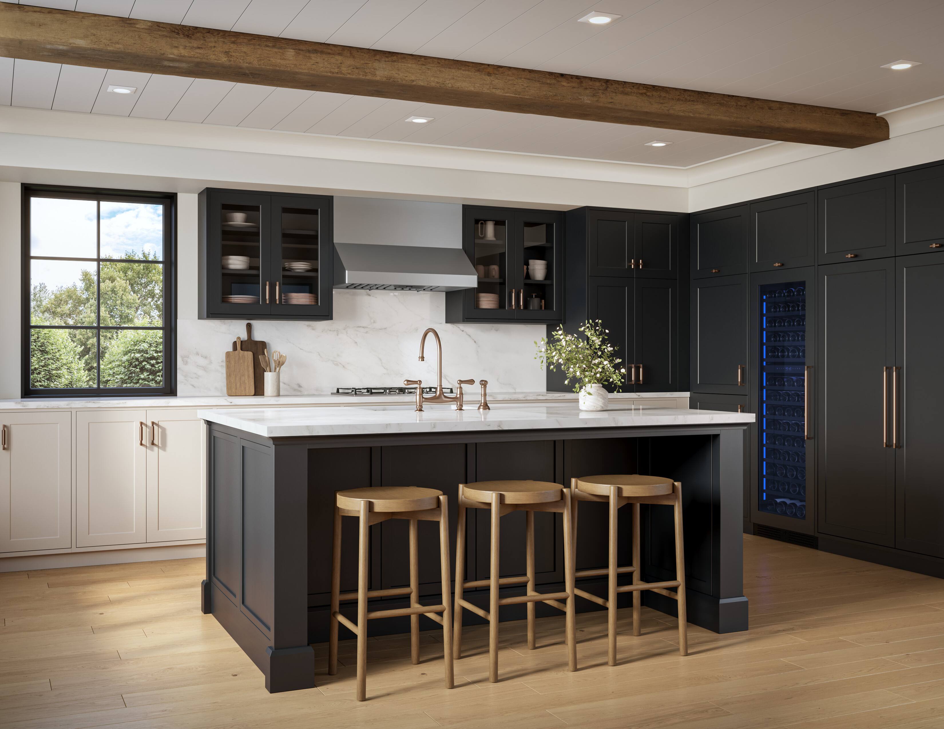 Alt View 20. Zephyr - Tempest I 36 in. 650 CFM Under Cabinet Mount Range Hood with LED Light - Stainless Steel.