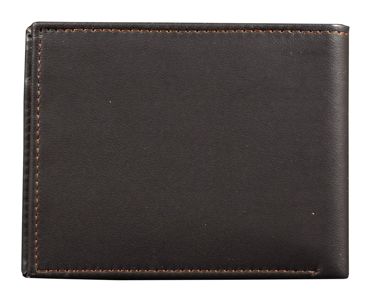 Alt View 3. Rico Industries - Houston Football Texans Genuine Brown Leather Billfold Wallet (2 cash slots, ID flap) - Multi.