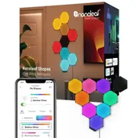 Nanoleaf - Shapes Ultra Black Hexagons Smarter Kit (9 Panels) - Multicolor - Alt_View_Zoom_15