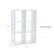 Alt View 13. Linon Home Décor - Chabis 6-Cubby Storage Cabinet - White.