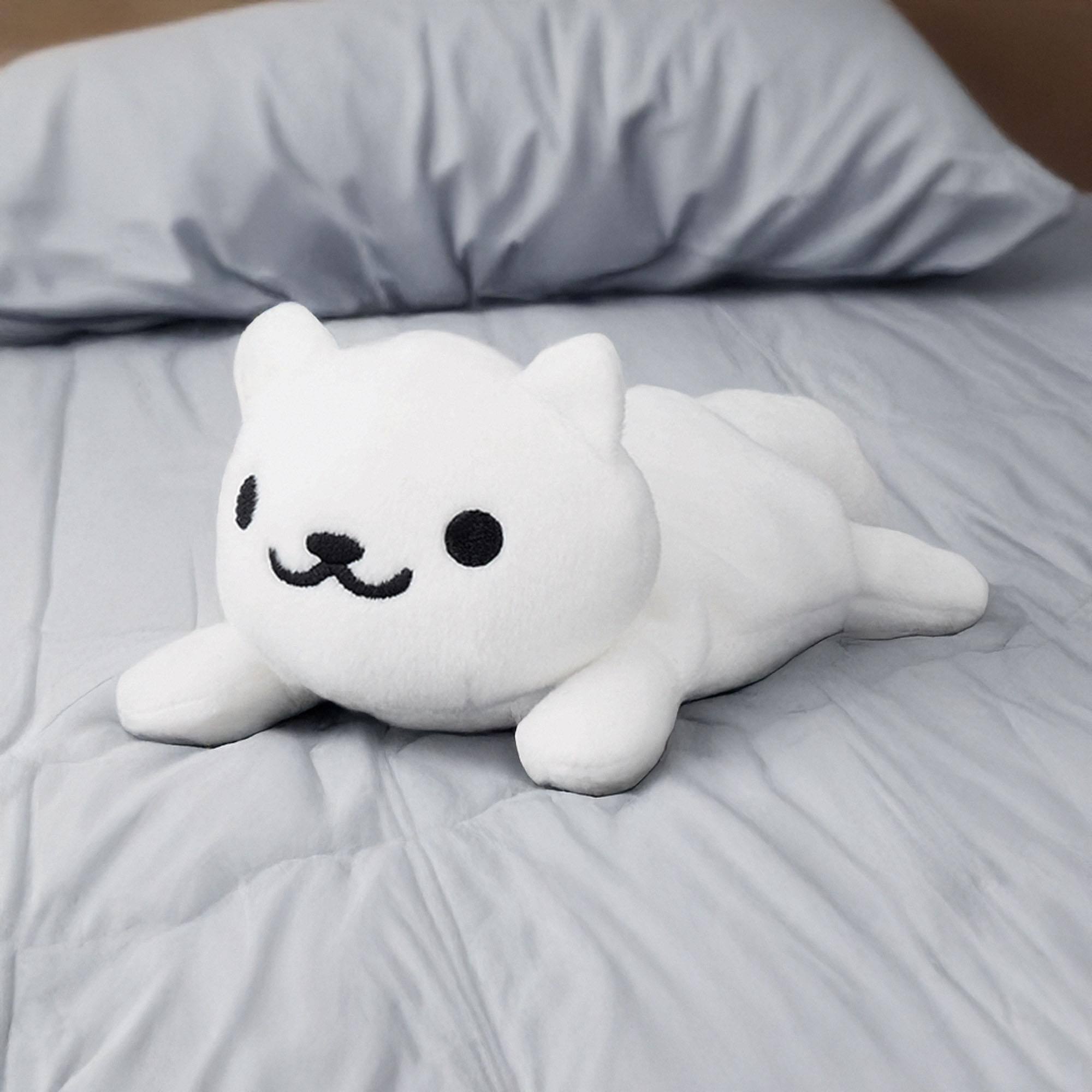 Alt View 10. Little Buddy - Neko Atsume: Kitty Collector 4" Plush: Snowball - White.