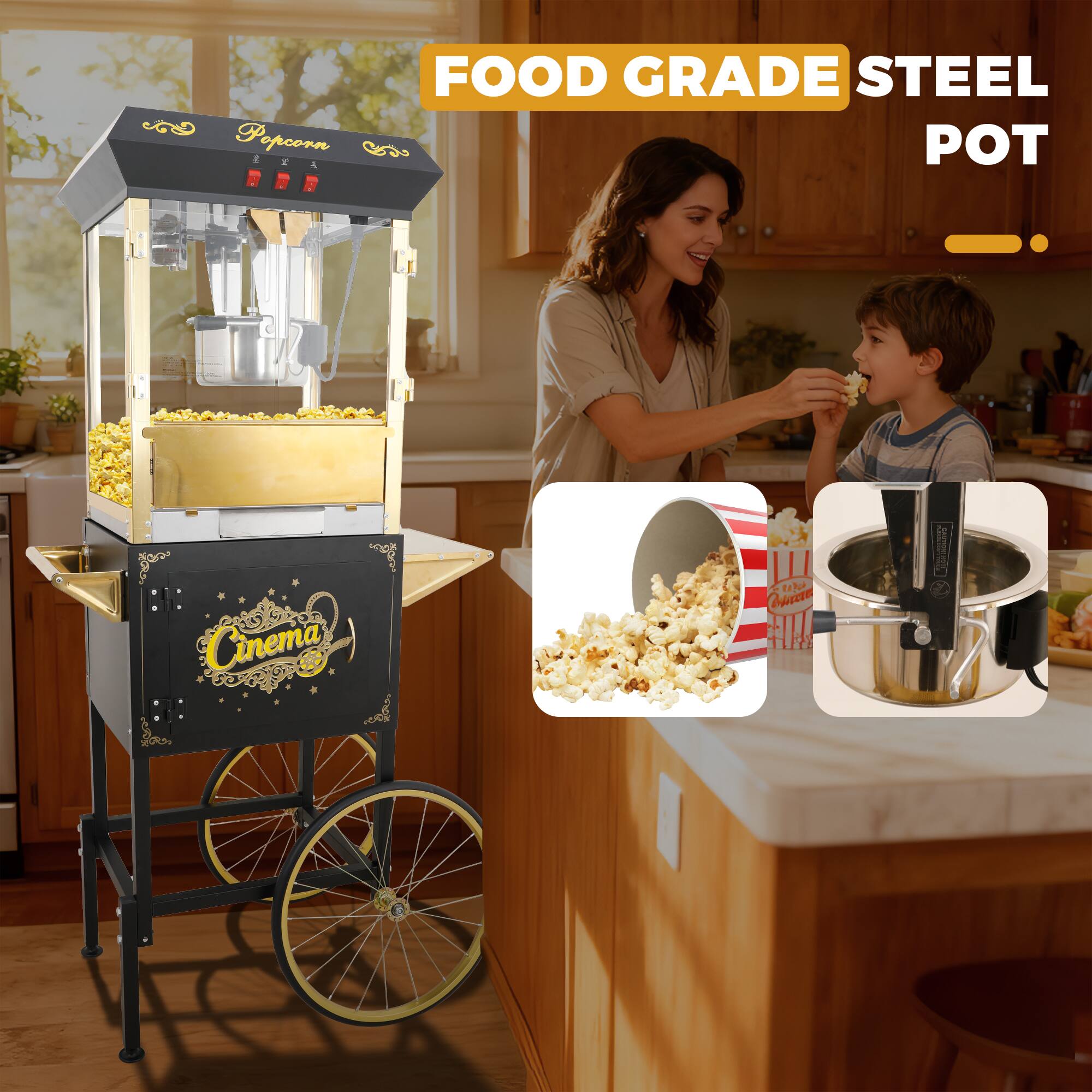 FOOD GRADE STEEL POT