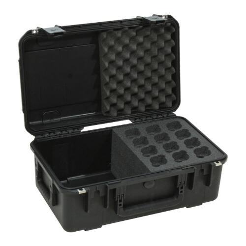 Back. SKB - iSeries Waterproof Hardshell Microphone Case for 12 Mics 3i-2011-MC12.