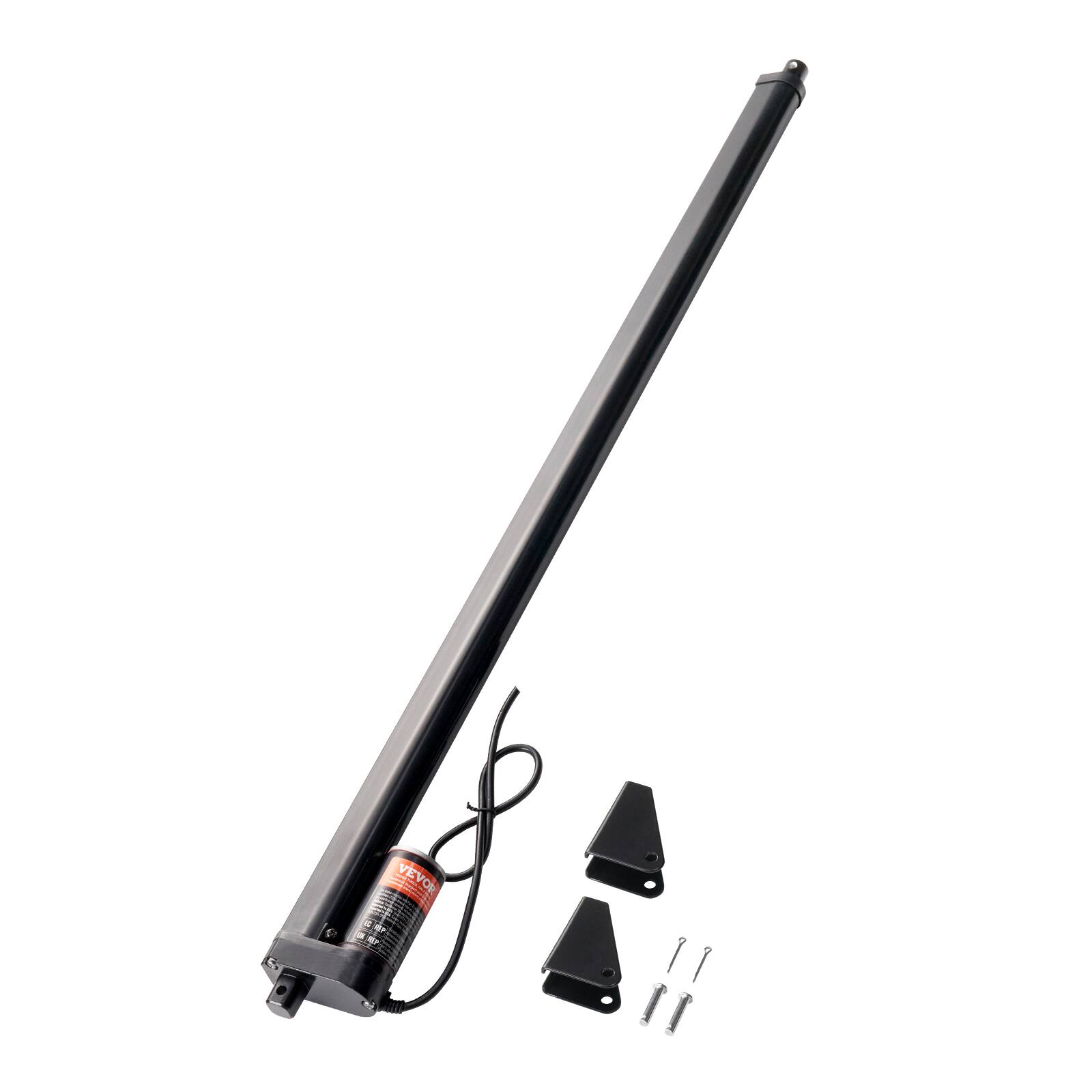 VEVOR - Linear Actuator 12V, 20 Inch High Speed 0.55"/s Linear Actuator, 220lbs/1000N Linear Motion Actuator - Black