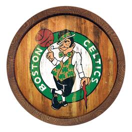 The Fan-Brand - Boston Celtics 20.25'' Faux Barrel Top Sign - Multicolor