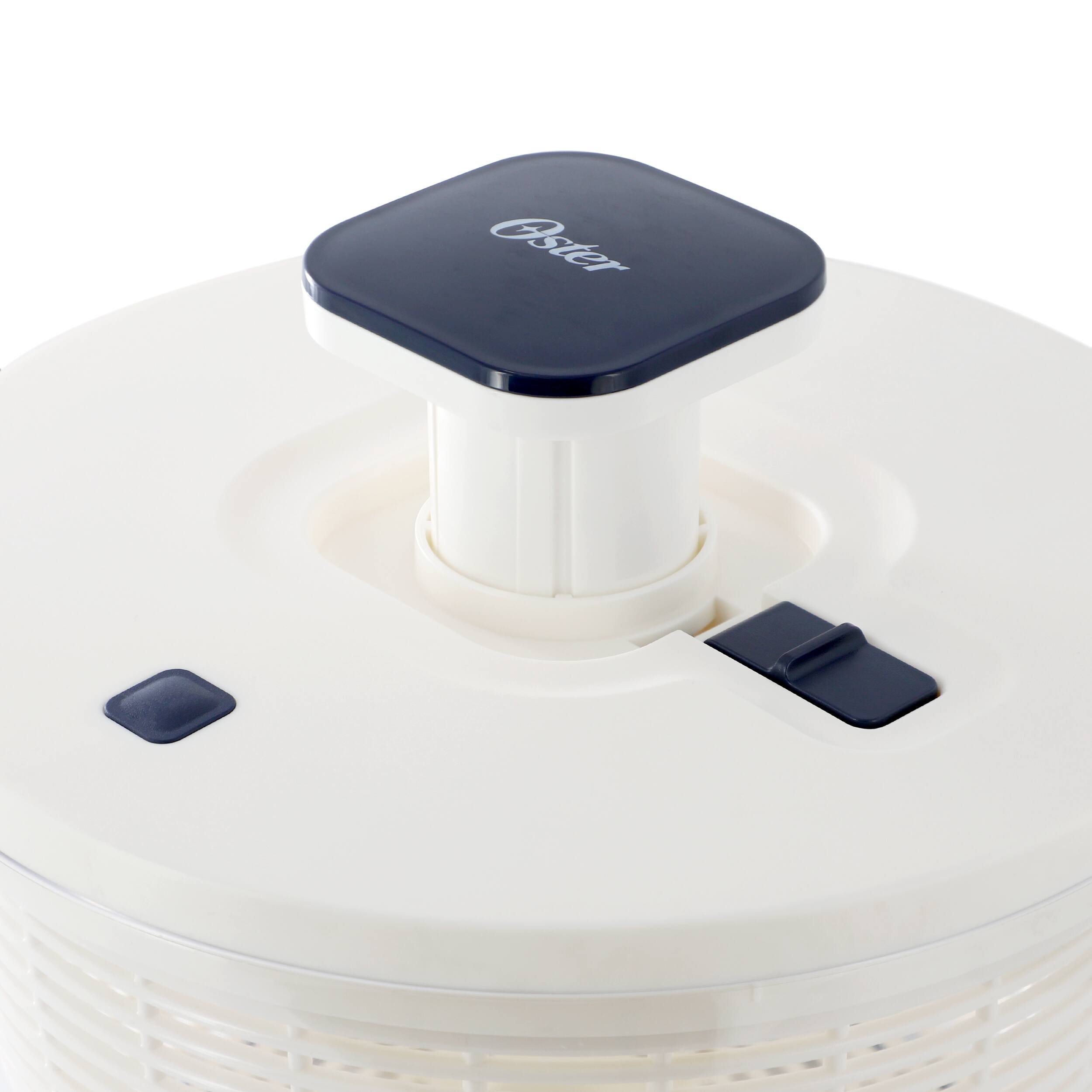 Alt View 3. Oster - Oster Hunterdale 6.3 Quart Plastic Salad Spinner in White.