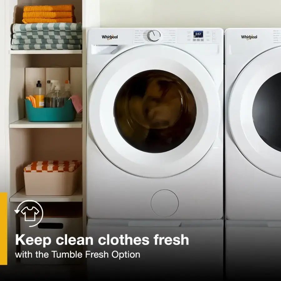 Whirlpool Keep clean clothes fresh with the Tumble Fresh Option