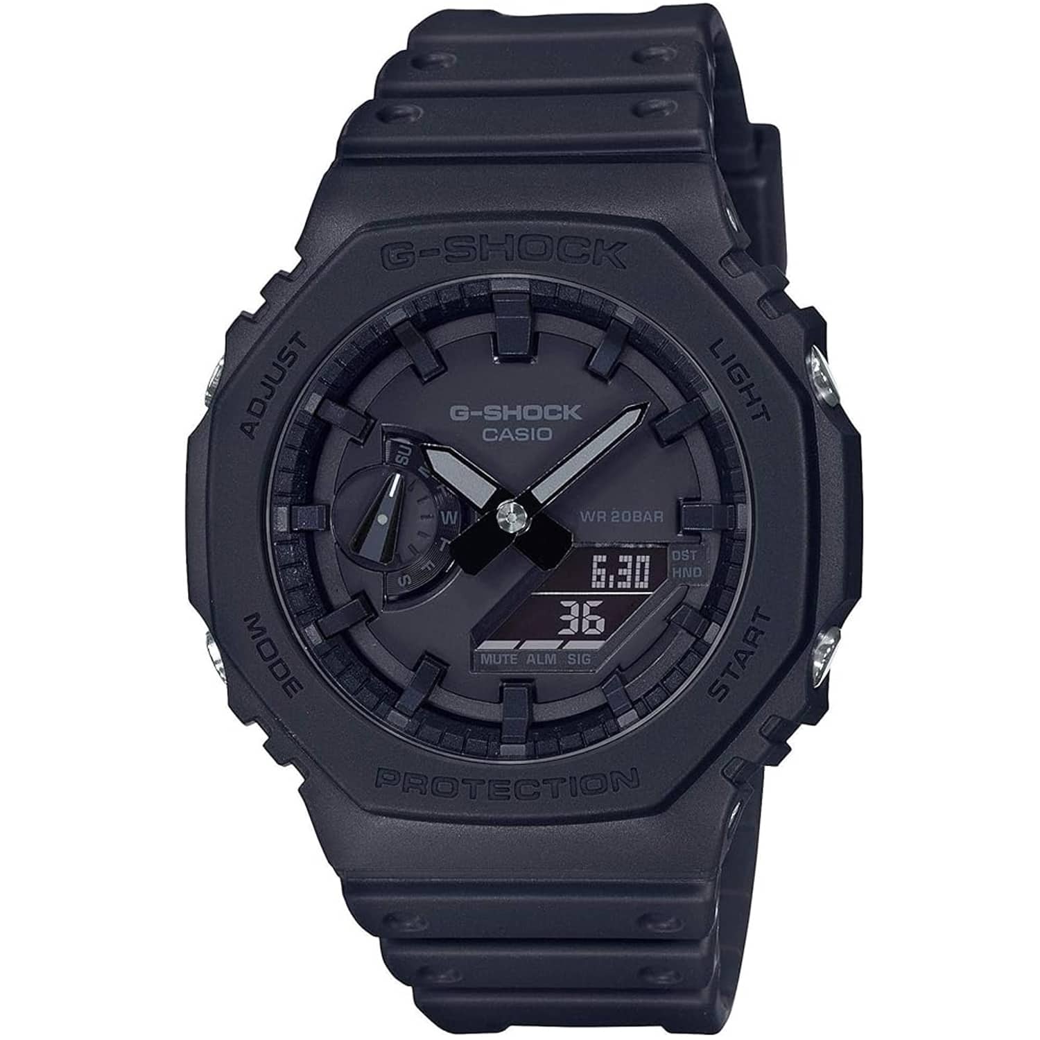 Casio G Shock Carbon Core Guard Analog Digital Quartz Diver's GA