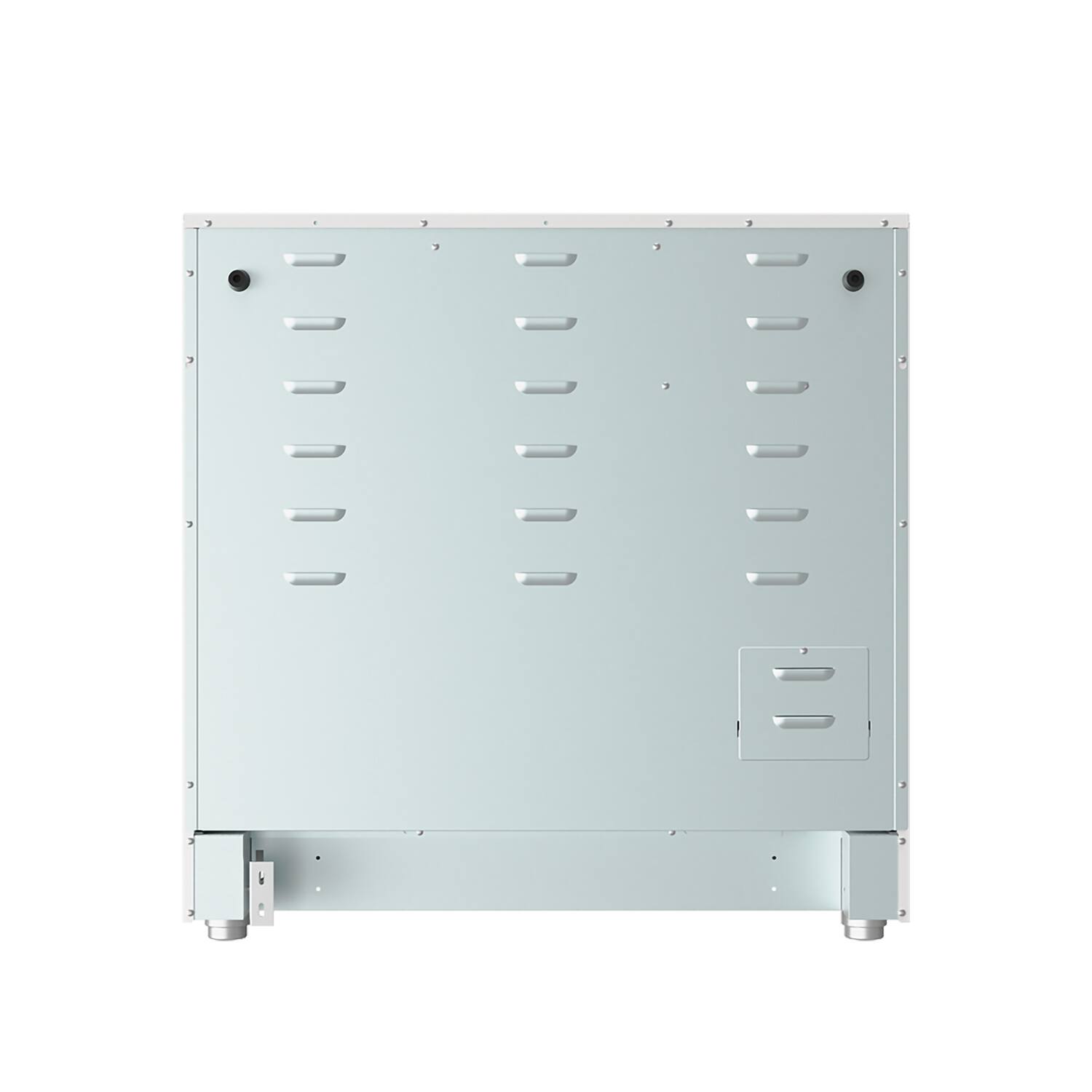 Alt View 7. Thor Kitchen - 6.0 Cu. Ft. Freestanding Electric Convection Range - Matte white.
