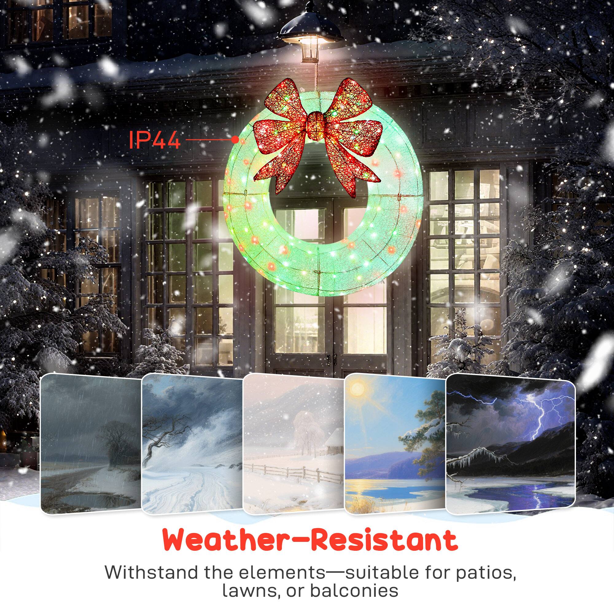 IP44  
Weather-Resistant  
Withstand the elements—suitable for patios, lawns, or balconies