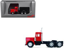 Peterbilt Short Day Cab 1/87 (HO) Plastic Model Car by Promotex - Red