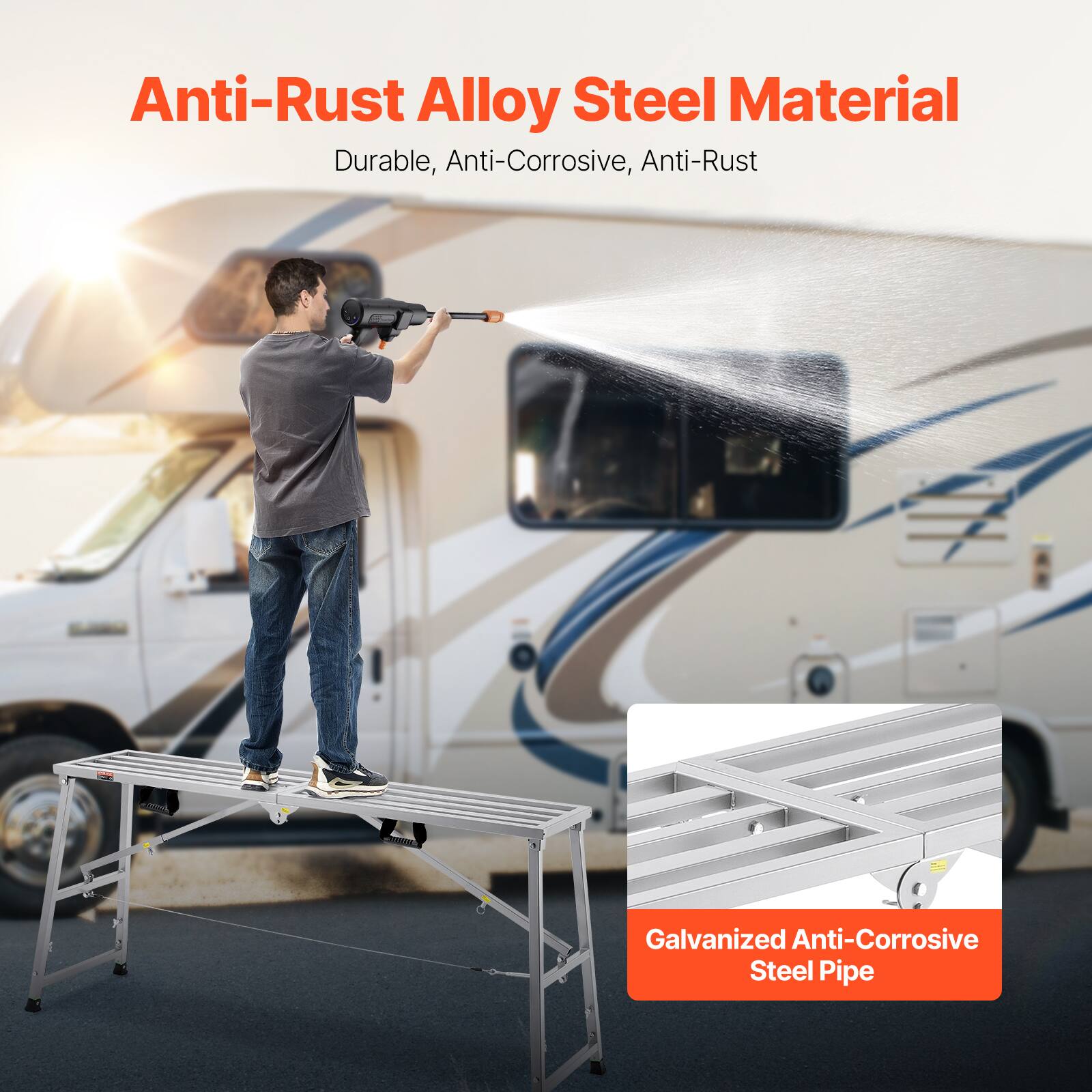Anti-Rust Alloy Steel Material  
Durable, Anti-Corrosive, Anti-Rust  

Galvanized Anti-Corrosive Steel Pipe