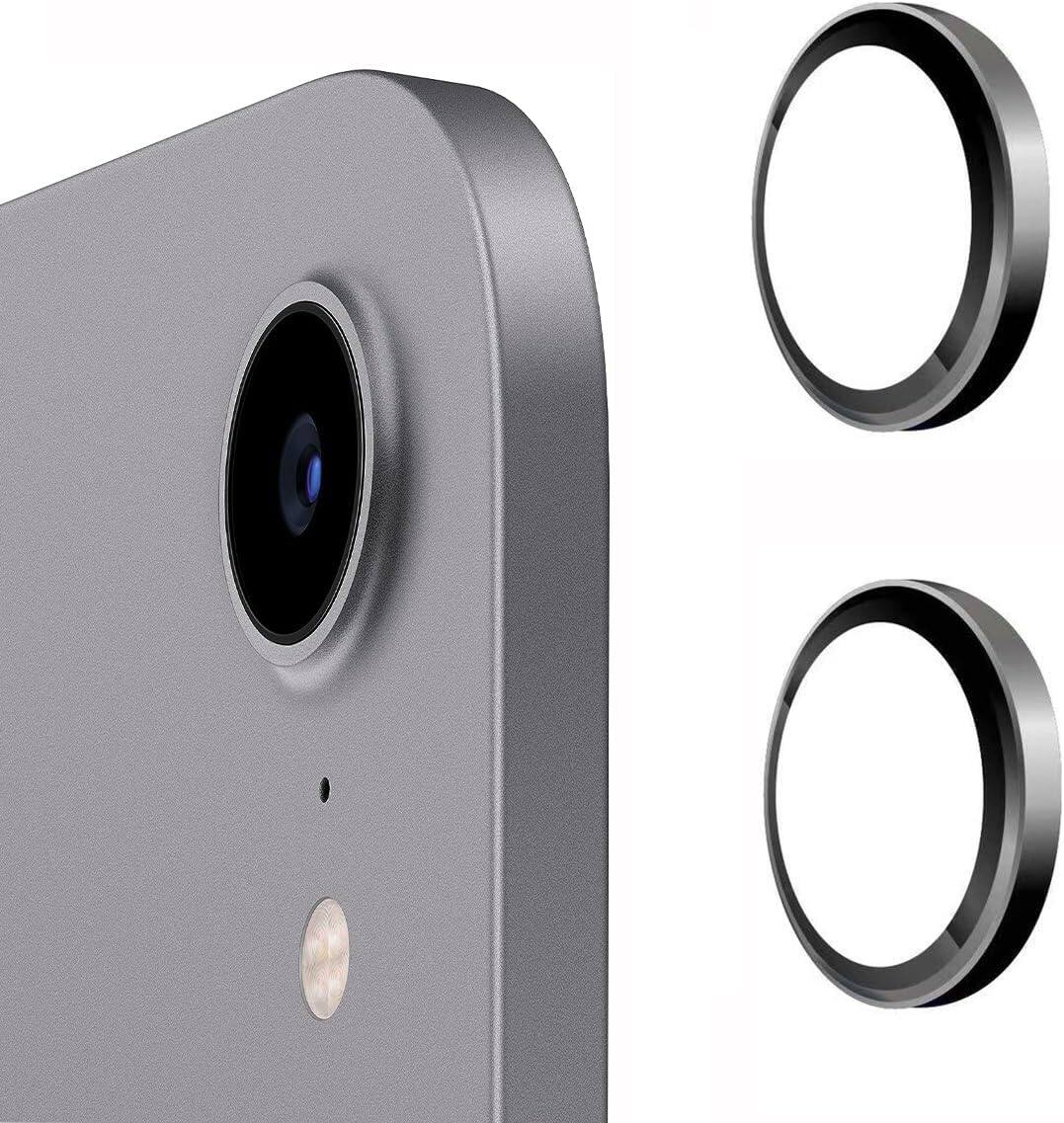 Angle. PARKER SLATER - iPad Air 13 & 11" Camera Lens Protector, Tempered Glass, 2-Pack, Black - Clear.