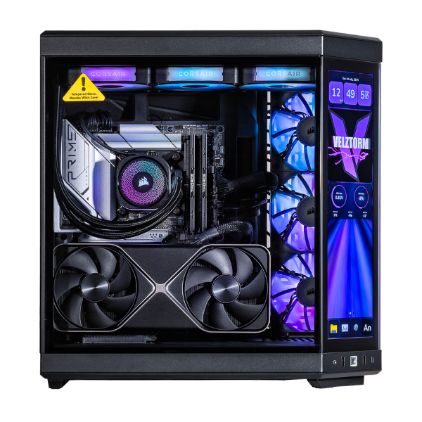 Velztorm LCD Praetix Desktop PC (Intel i9 14900K, 64GB DDR5, 2TB