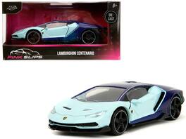 Lamborghini Centenario "Pink Slips" Series 1/32 Diecast Model Car by Jada - Light Blue And Purple