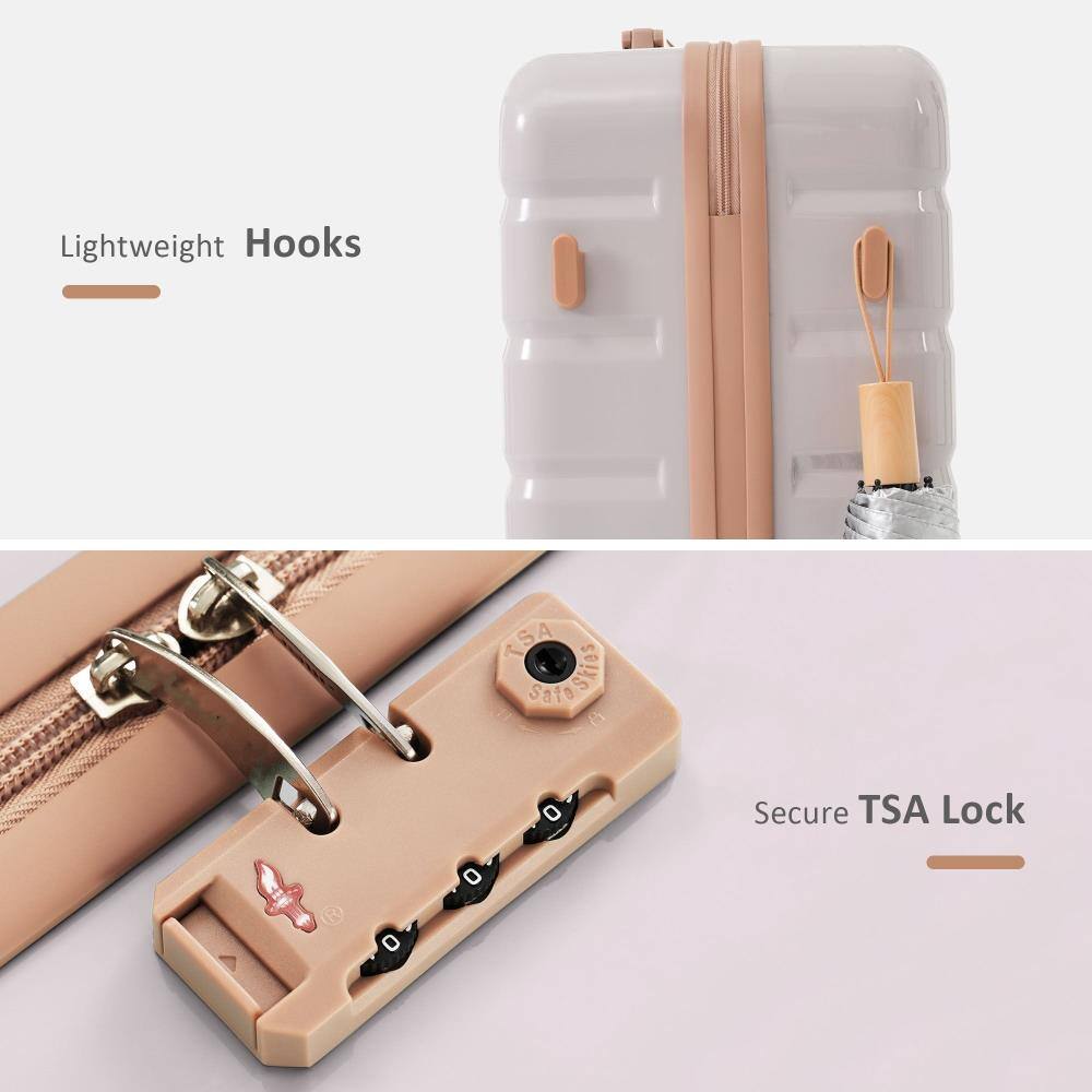 Lightweight Hooks  
Secure TSA Lock