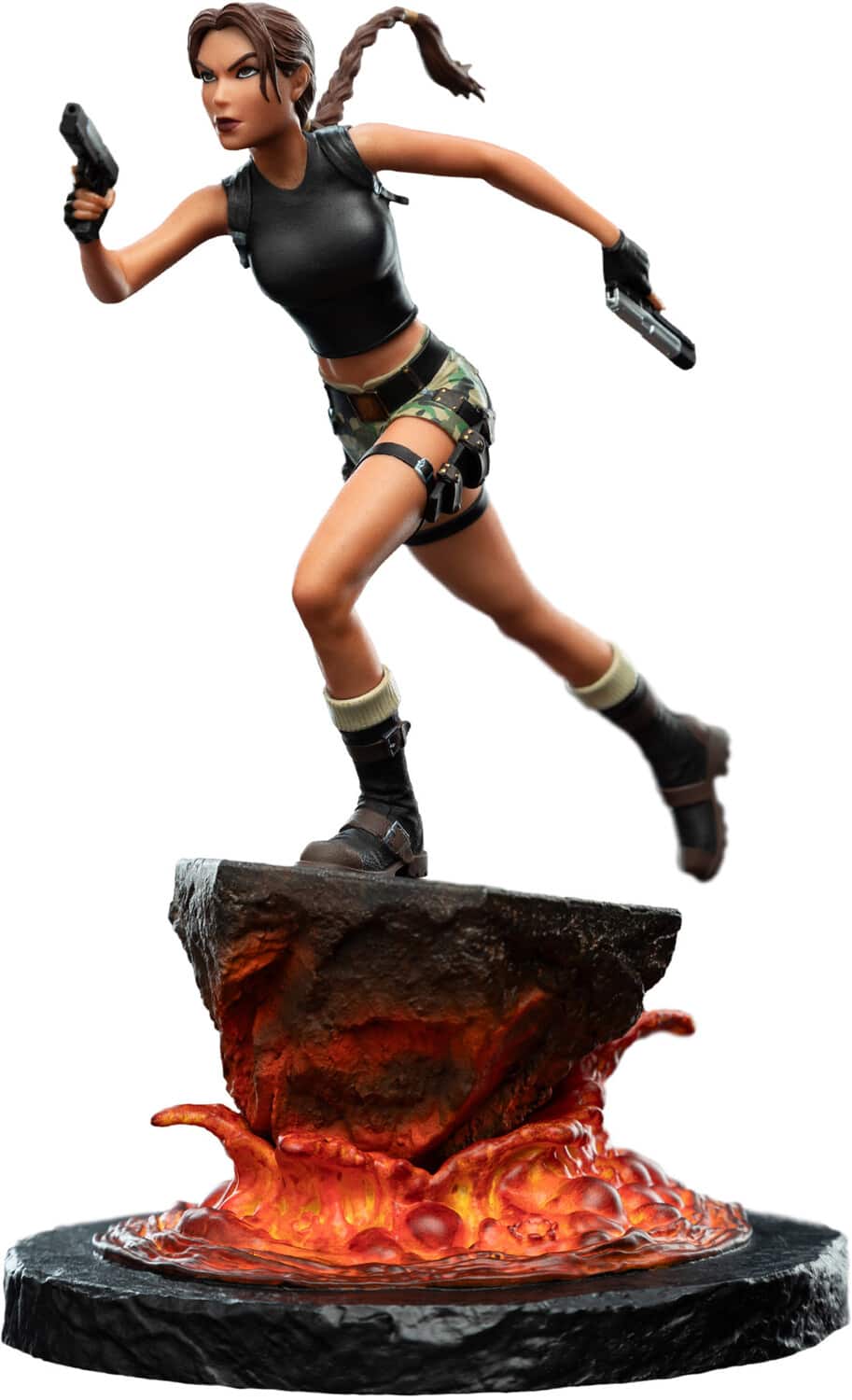 Weta Workshop - Polystone - Tomb Raider - Lara Croft: The Sanctuary of Flame Miniature Statue - COLLECTIBLES - Multicolor