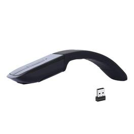 HM 1810 - Arc Mouse Slim Foldable Touch Travel With Receiver Optical Folding Computer Mice Pccomputer - Wired - USB-A Wireless