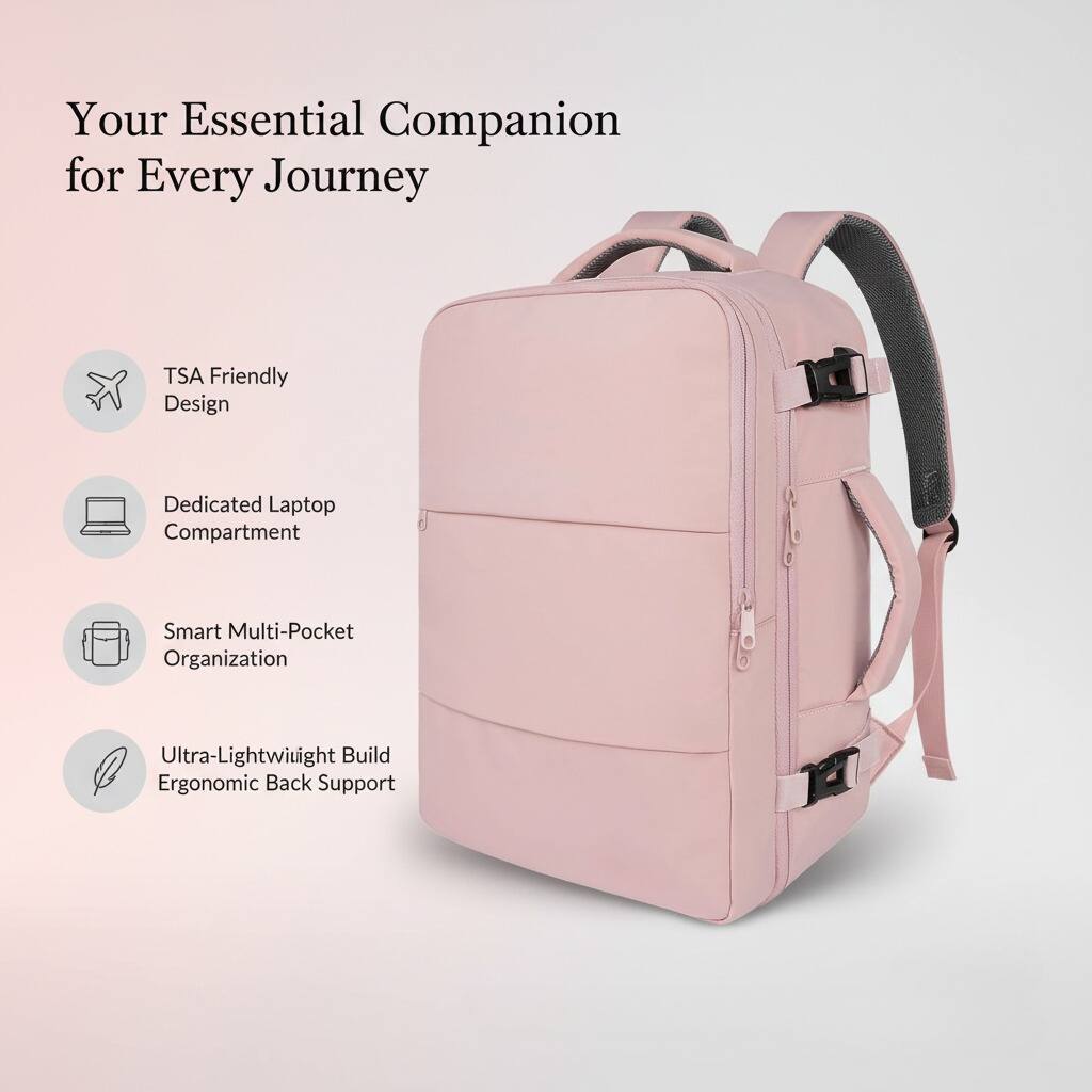 Your Essential Companion for Every Journey

- TSA Friendly Design
- Dedicated Laptop Compartment
- Smart Multi-Pocket Organization
- Ultra-Lightweight Build
- Ergonomic Back Support