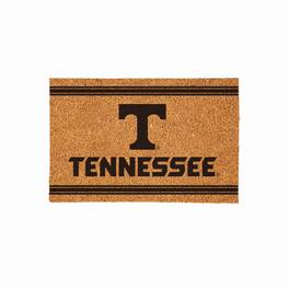Evergreen Enterprises - Tennessee Volunteers 24" x 36" Outdoor Monochrome Team Logo Coir Mat - Brown