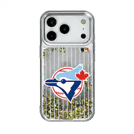 Keyscaper - MLB - Toronto Blue Jays 1977-1988 Cooperstown Pinstripe iPhone Glitter Case - 13 - Multicolor