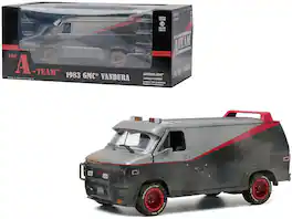 Greenlight - 1983 GMC Vandura Van Weathered Version with Bullet Holes "The A-Team" (1983-1987) TV Series 1/24 - Multicolor