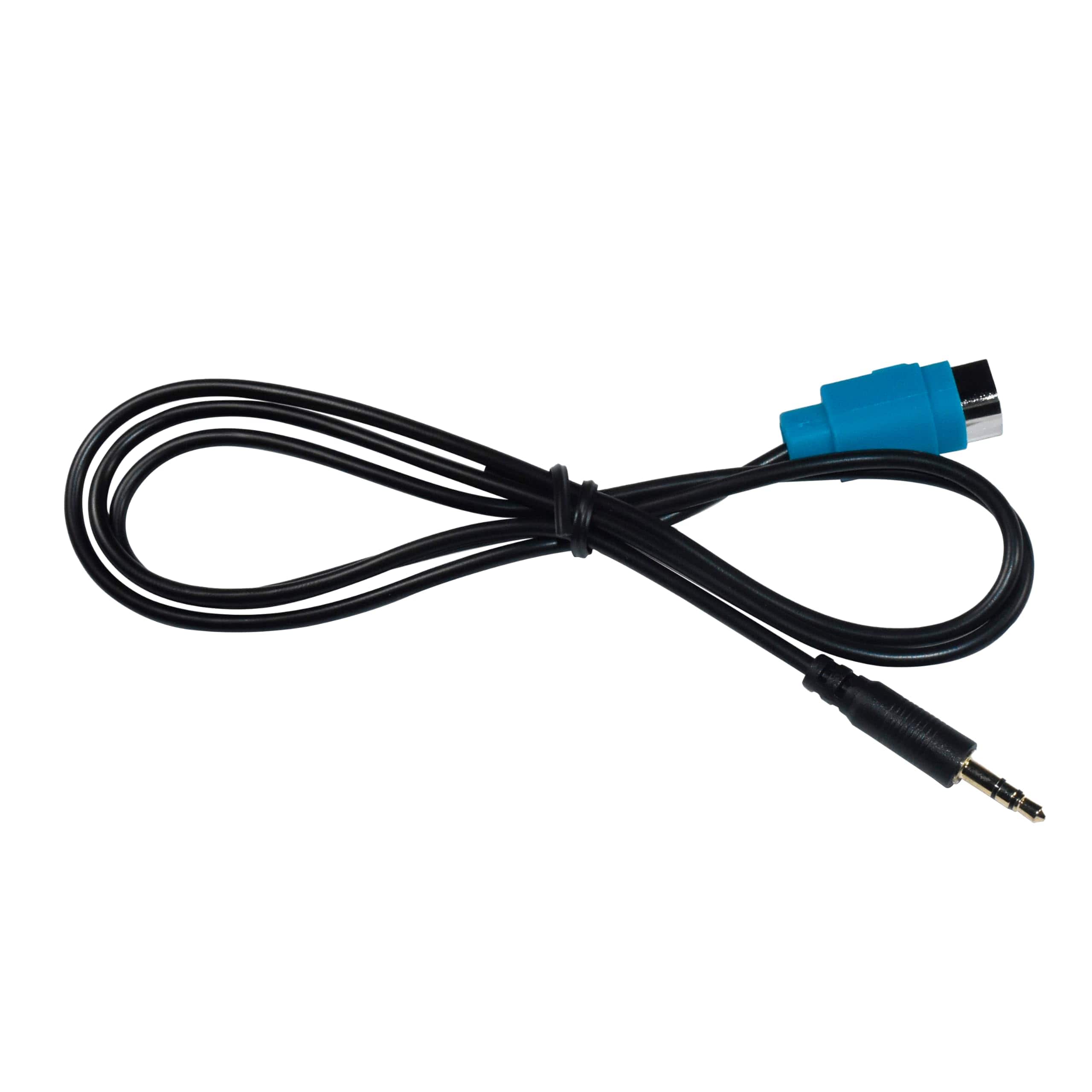 HQRP - Alpine Full Speed to 3.5 mm AUX Adapter Cable for CDA-105Ri CDE-104BTi CDE-103BT - Black