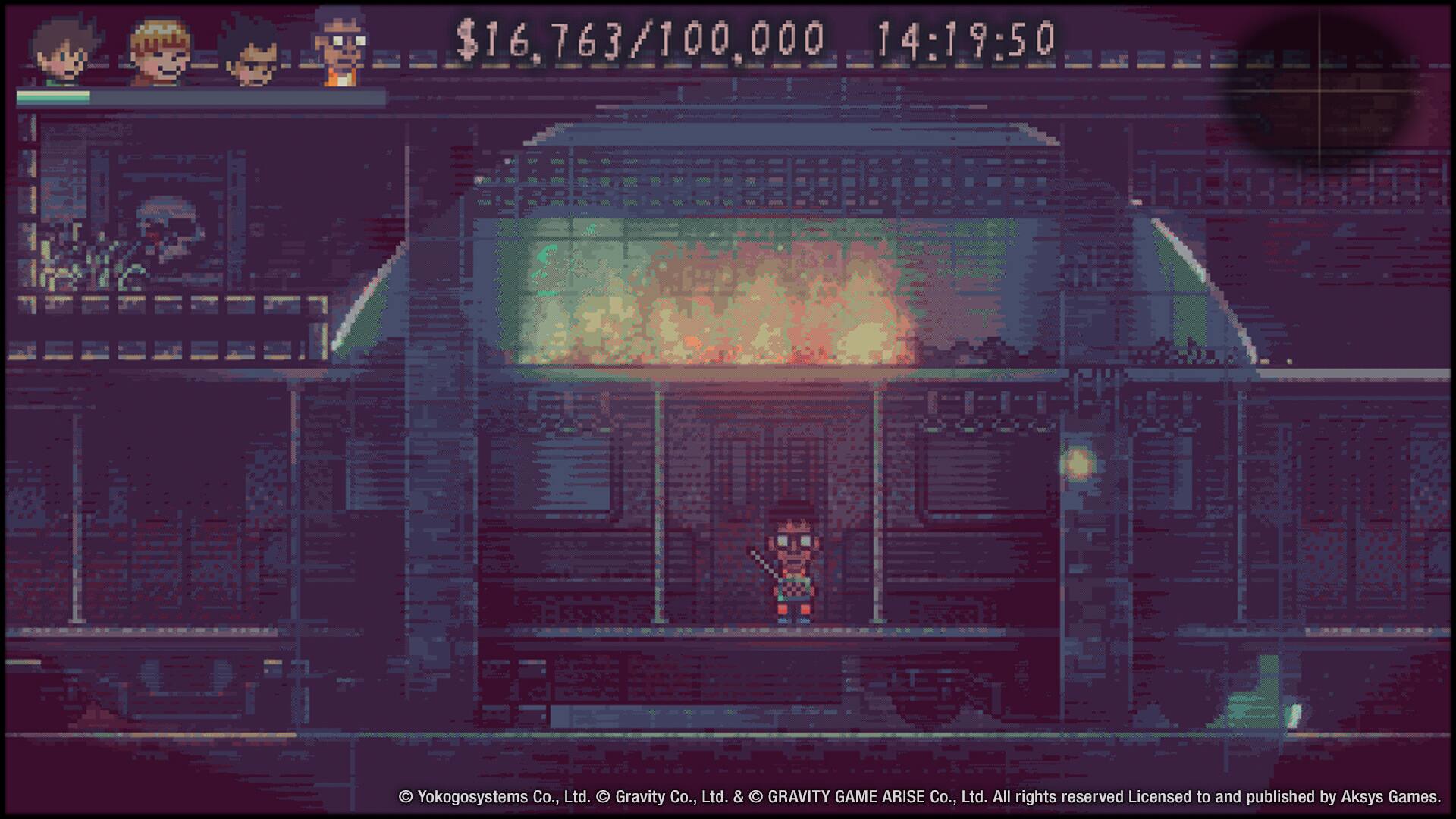 $16,763/100,000 14:19:50

Yokogosystems Co., Ltd. Gravity Co., Ltd. & GRAVITY GAME ARISE Co., Ltd. All rights reserved Licensed to and published by Aksys Games.