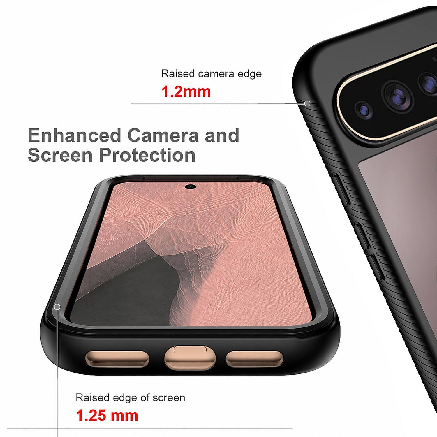 UUCOVER Matte Translucent Case for Google Pixel 11 / 11 Pro, 360° Full ...