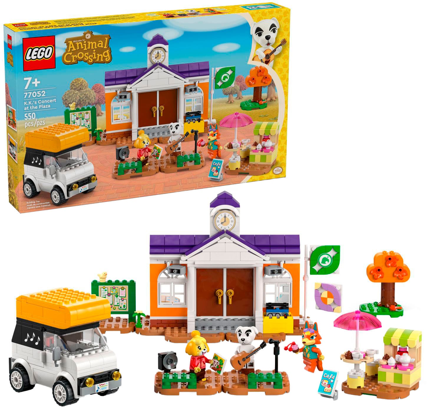 LEGO - Animal Crossing K.K.’s Concert in the Plaza Building Toy 77052 - Front_Zoom