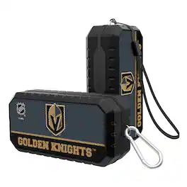 Keyscaper - Vegas Golden Knights End Zone Water Resistant Bluetooth Speaker - Multicolor