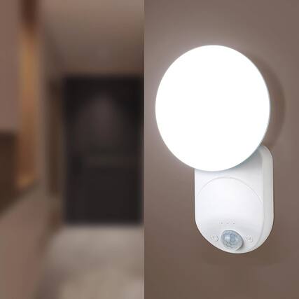 Front. ACJPR - Rechargeable Motion Sensor Wall Light with Remote, Magnetic Wireless LED Light for Closet, Pantry, Garage, Stairs.