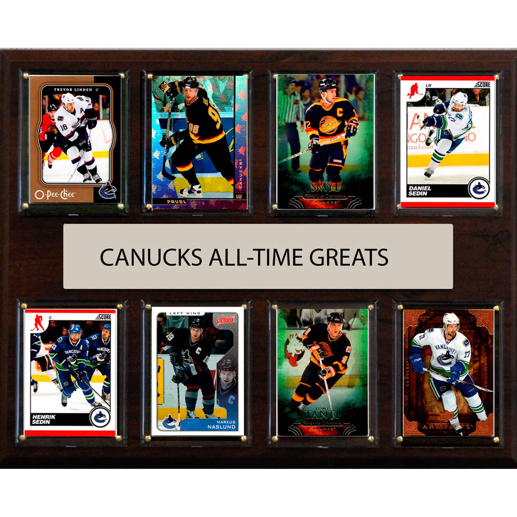 "C&I Collectibles - Vancouver Canucks 12"" x 15"" Trading Card Plaque - Multicolor" price history on PriceWatchPro