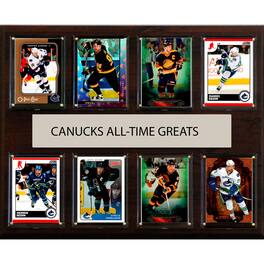 C&I Collectibles - Vancouver Canucks 12" x 15" Trading Card Plaque - Multicolor