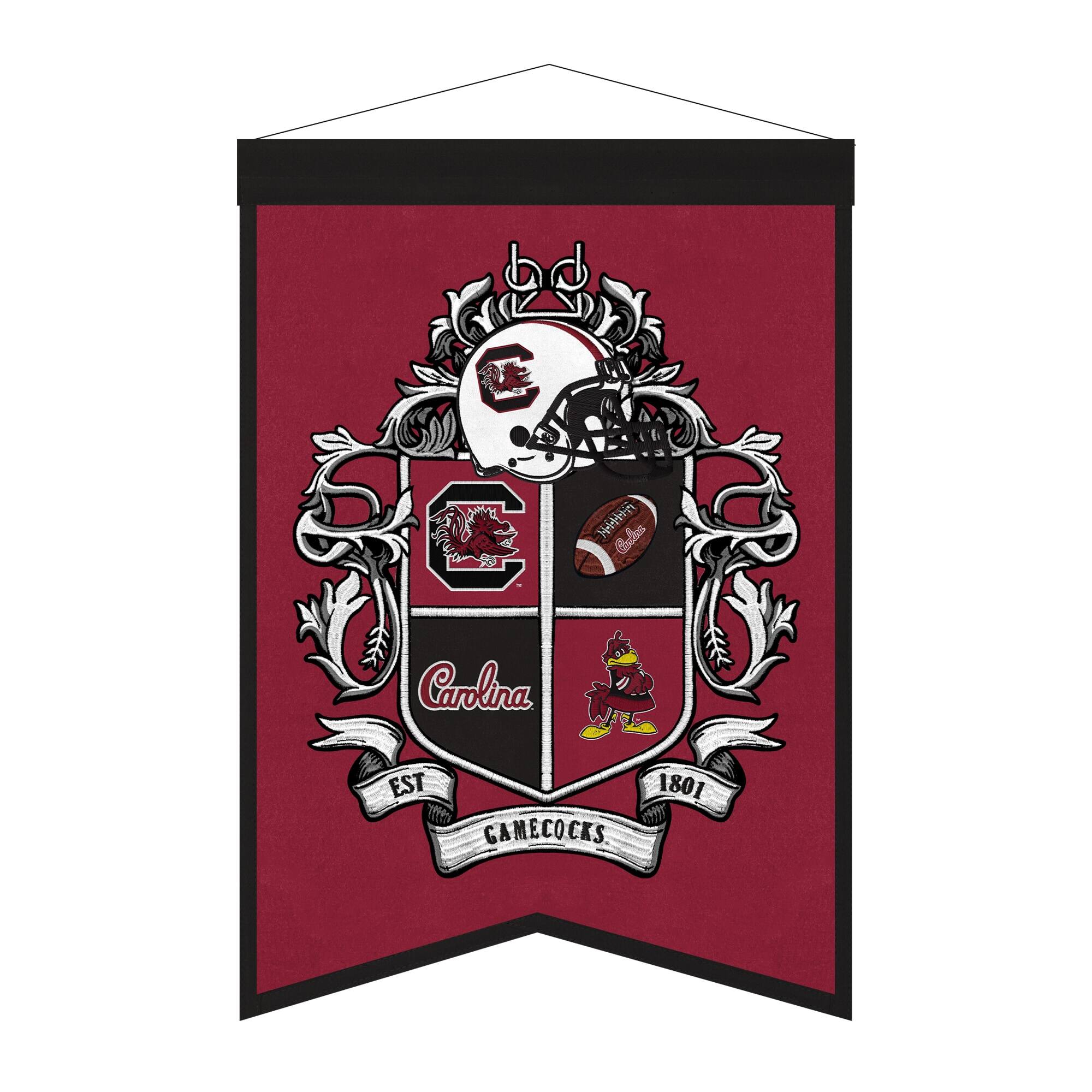 The text on the image reads:

"Carolina
EST 1801
GAMECOCKS"