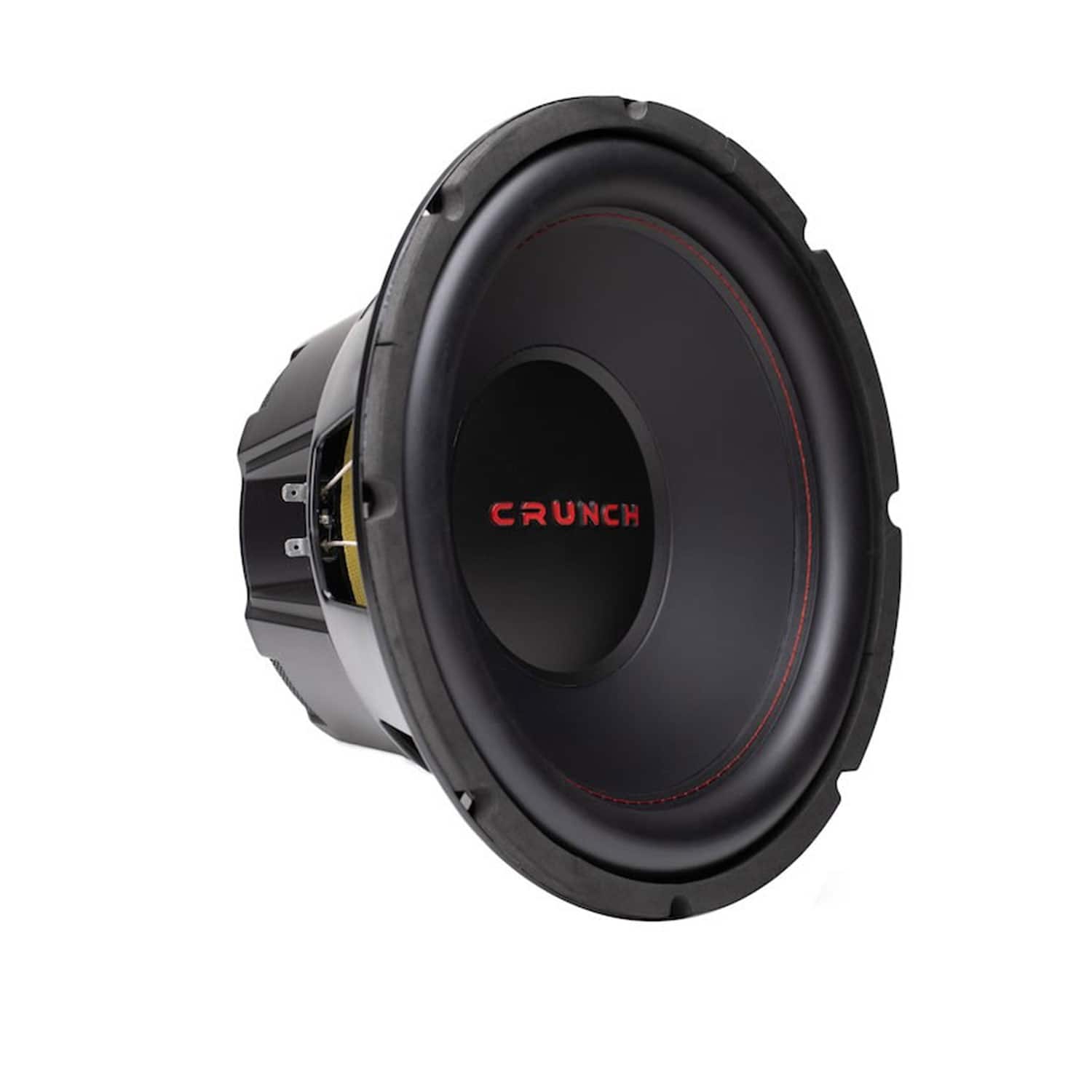 Crunch - CRW12D4 12 Inch 800 Watt MAX 4 Ohm Dual Voice Coil Car Subwoofer Speaker - Black