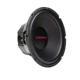 Crunch - CRW12D4 12 Inch 800 Watt MAX 4 Ohm Dual Voice Coil Car Subwoofer Speaker - Black