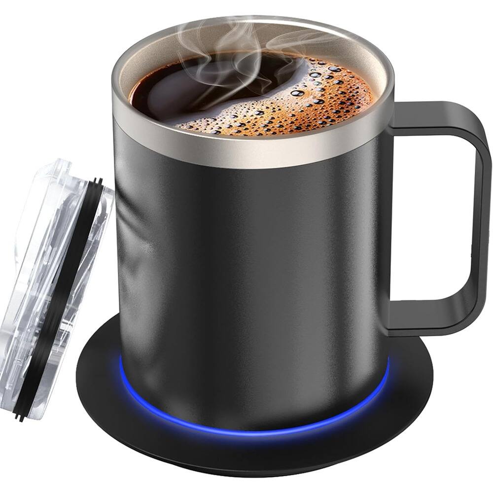 Schertz - Self-Heating Coffee Mug, USB Powered, 131°F, Temperature Control - Black