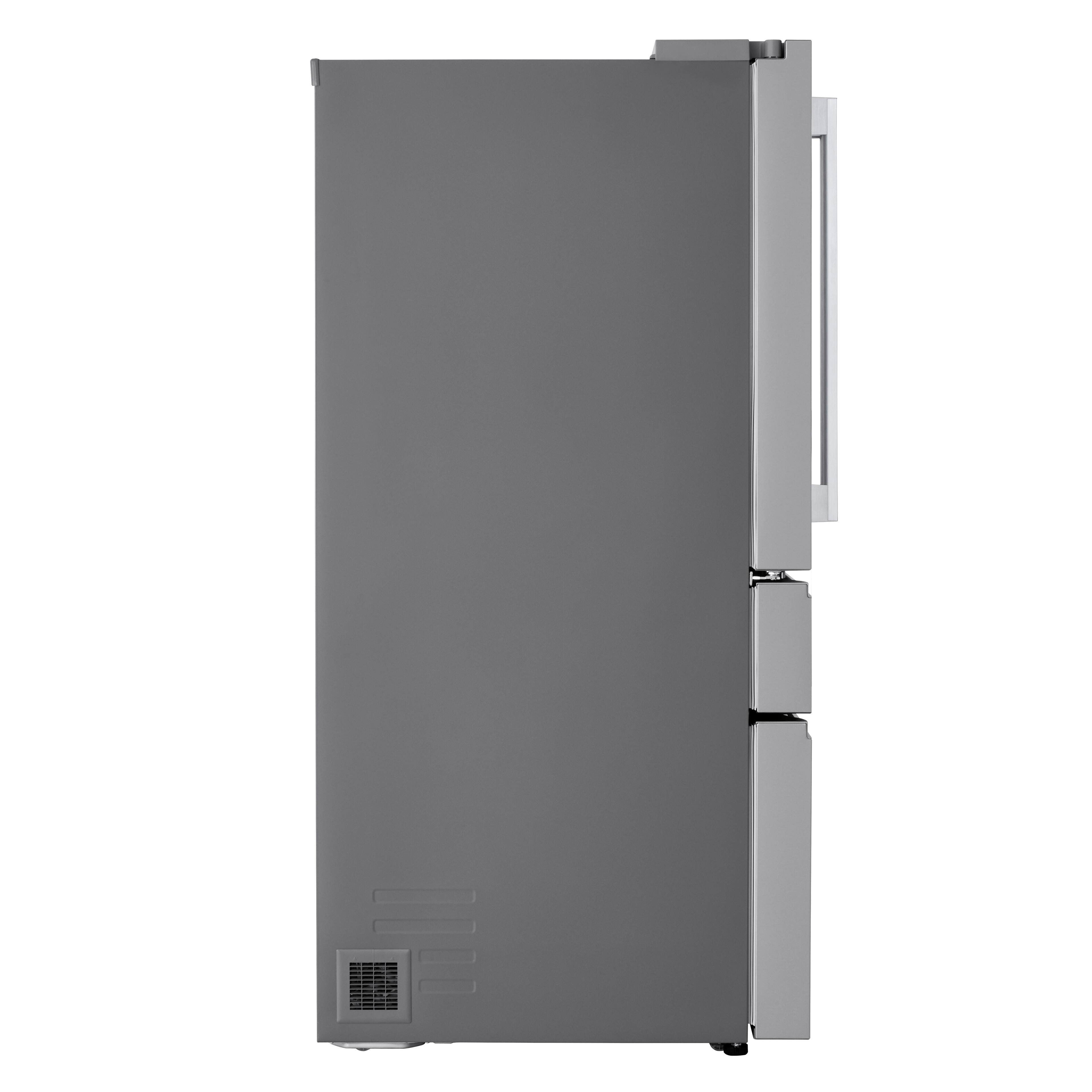 Alt View 21. LG - 36-in Wide Standard-Depth MAX 28.6 Cu. Ft. 4-Door French Door Smart Refrigerator with Full Convert Drawer - PrintProof Stainless Steel.