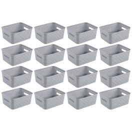 Sterilite - 10x8x4.25 In Rectangular for Home Organization (16 Pack) - Short Basket