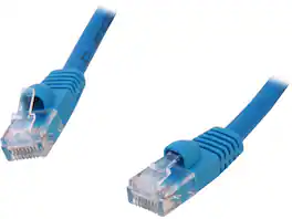 Cables to Go - C2G 23828 Cat5e Cable - Snagless Unshielded Ethernet Network Patch Cable, (1 Foot, 0.30 Meters) - Blue