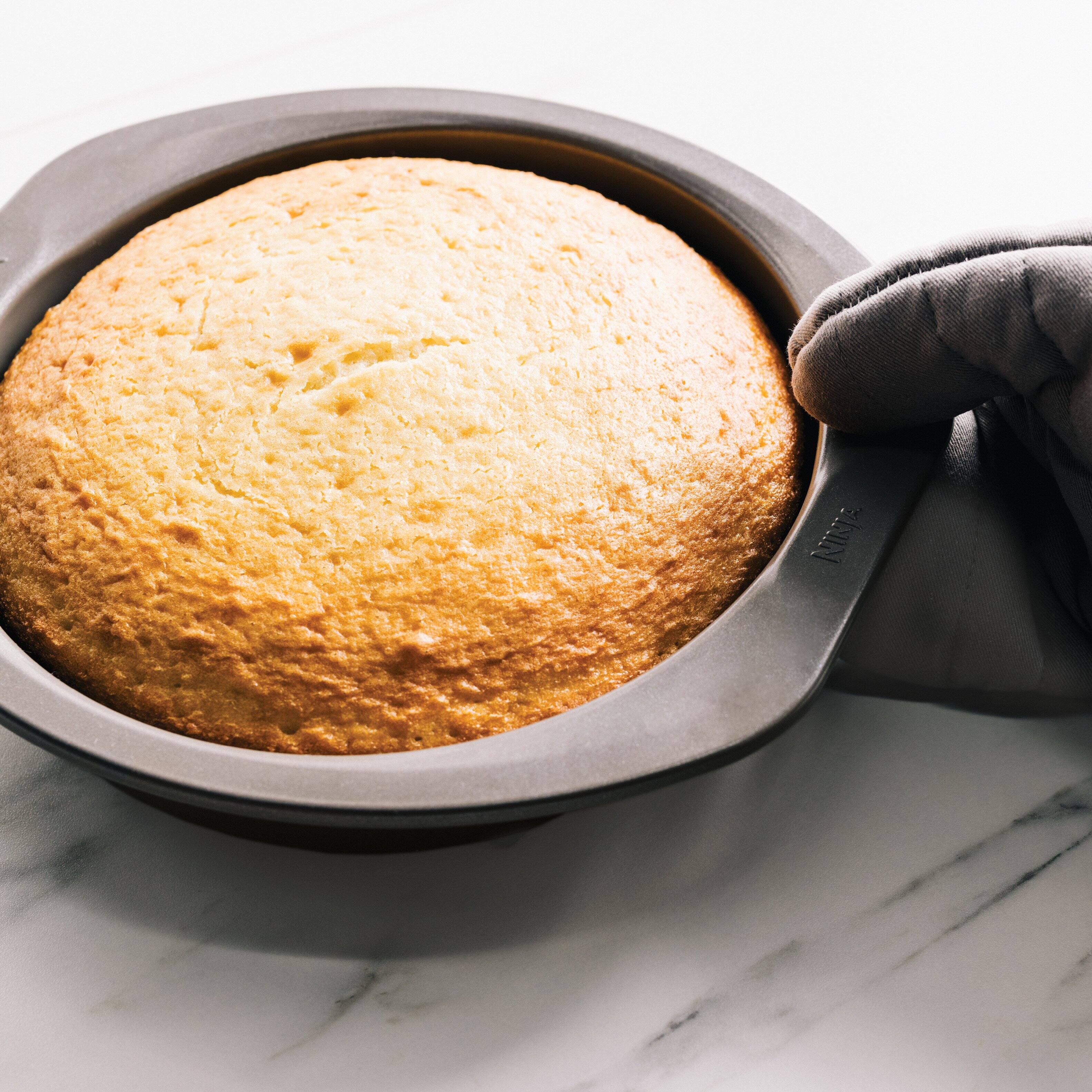 Alt View 13. Ninja - Foodi NeverStick Premium 9” Round Cake Pan - Gray.