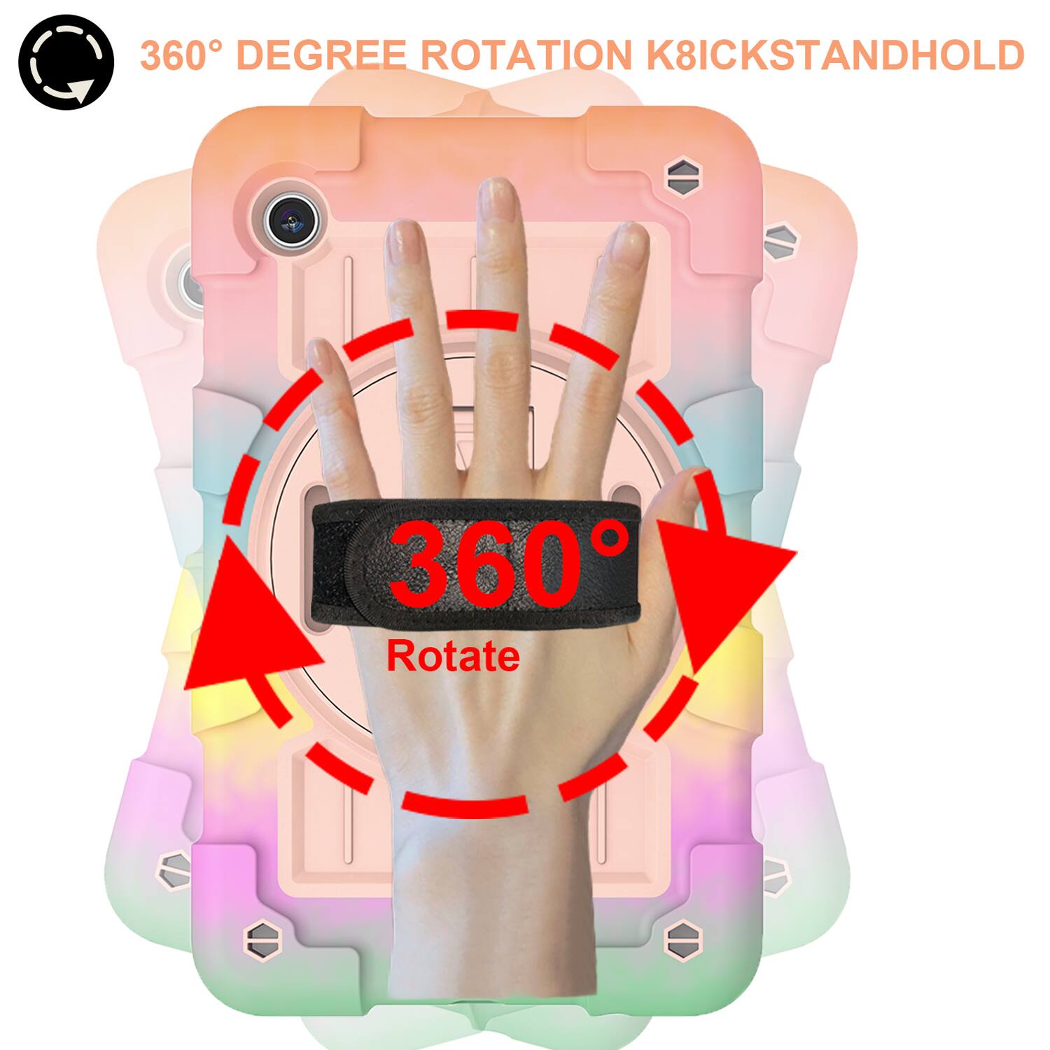 360° DEGREE ROTATION K8ICKSTANDHOLD

360°

Rotate
